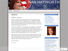 Tablet Screenshot of nanhayworth.wordpress.com