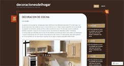 Desktop Screenshot of decoracionesdelhogar.wordpress.com