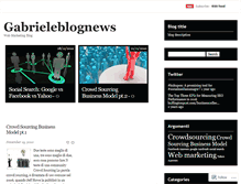 Tablet Screenshot of gabrieleblognews.wordpress.com