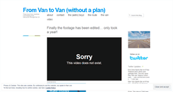 Desktop Screenshot of fromvantovan.wordpress.com