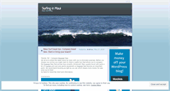 Desktop Screenshot of mauisurf.wordpress.com