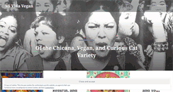 Desktop Screenshot of mividavegan.wordpress.com