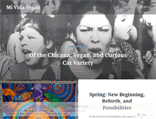 Tablet Screenshot of mividavegan.wordpress.com