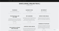 Desktop Screenshot of daxclusive.wordpress.com