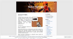 Desktop Screenshot of halkingunlugu.wordpress.com