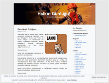 Tablet Screenshot of halkingunlugu.wordpress.com