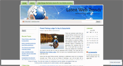 Desktop Screenshot of latestwebtrends.wordpress.com