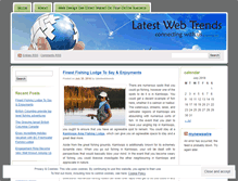 Tablet Screenshot of latestwebtrends.wordpress.com