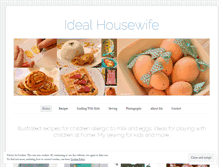 Tablet Screenshot of idealhousewife.wordpress.com