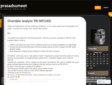 Tablet Screenshot of prasadsumeet.wordpress.com