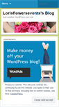 Mobile Screenshot of lorisflowersevents.wordpress.com
