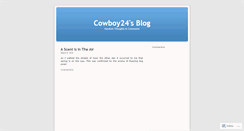 Desktop Screenshot of cowboy24.wordpress.com