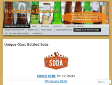 Tablet Screenshot of homersoda.wordpress.com