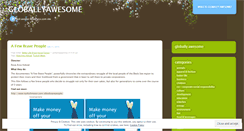 Desktop Screenshot of globallyawesome.wordpress.com