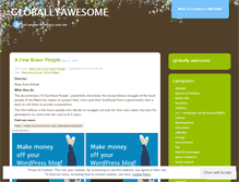 Tablet Screenshot of globallyawesome.wordpress.com