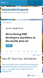 Mobile Screenshot of bayareatechspace.wordpress.com