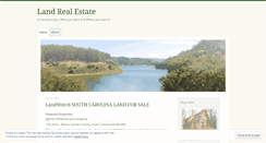 Desktop Screenshot of landrealestate.wordpress.com