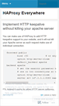 Mobile Screenshot of haproxy.wordpress.com