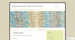 Desktop Screenshot of craftingahomestead.wordpress.com