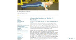 Desktop Screenshot of curvygirlfitness.wordpress.com