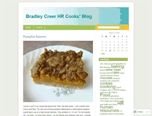 Tablet Screenshot of bradcreerhrcooks.wordpress.com