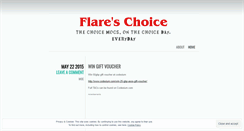 Desktop Screenshot of flareschoice.wordpress.com