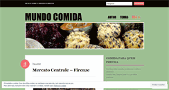 Desktop Screenshot of mundocomida.wordpress.com