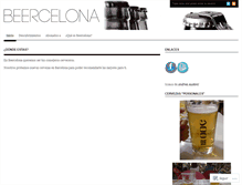 Tablet Screenshot of beercelona.wordpress.com