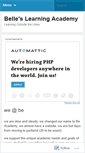 Mobile Screenshot of bellesacademy.wordpress.com