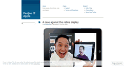 Desktop Screenshot of peopleofapple.wordpress.com