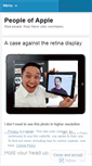 Mobile Screenshot of peopleofapple.wordpress.com