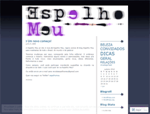 Tablet Screenshot of blogespelhomeu.wordpress.com