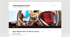 Desktop Screenshot of linkbuildingservicesph.wordpress.com