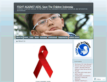 Tablet Screenshot of childrenhivaids.wordpress.com