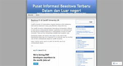 Desktop Screenshot of beasiswaterbaru.wordpress.com