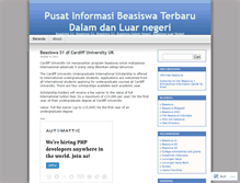 Tablet Screenshot of beasiswaterbaru.wordpress.com