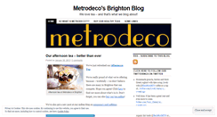 Desktop Screenshot of metrodeco.wordpress.com