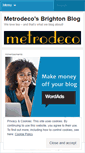 Mobile Screenshot of metrodeco.wordpress.com