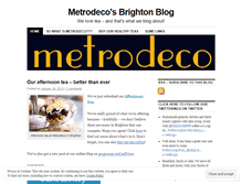Tablet Screenshot of metrodeco.wordpress.com