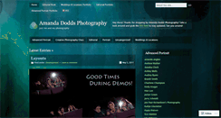 Desktop Screenshot of amandadoddsphotography.wordpress.com