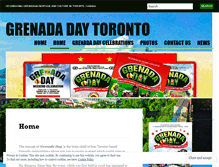 Tablet Screenshot of grenadadaytoronto.wordpress.com