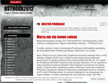 Tablet Screenshot of ostroda2012.wordpress.com