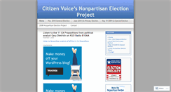 Desktop Screenshot of citizenvoiceblog.wordpress.com