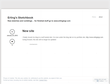 Tablet Screenshot of erlingingi.wordpress.com