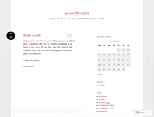 Tablet Screenshot of gaemarlifec6382.wordpress.com