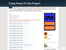 Tablet Screenshot of flyingninjasofcp.wordpress.com