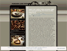 Tablet Screenshot of foreverlovedessertcafe.wordpress.com