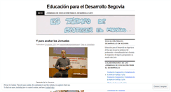 Desktop Screenshot of educacionparaeldesarrollosegovia.wordpress.com