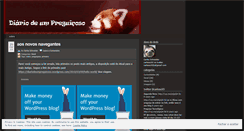 Desktop Screenshot of diariodeumpreguicoso.wordpress.com