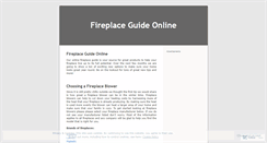 Desktop Screenshot of fireplaceglassdoors.wordpress.com